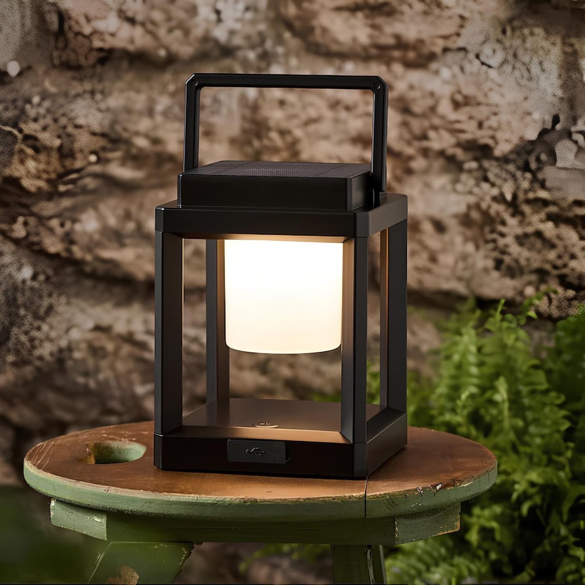 Moderne Solcellelampe – Elegant og Holdbar Belysning 