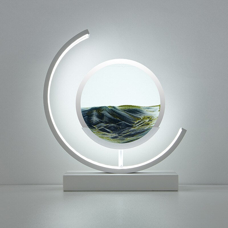 Pohybová písečná lampa – vizuální relaxace a uklidňující atmosféra 
