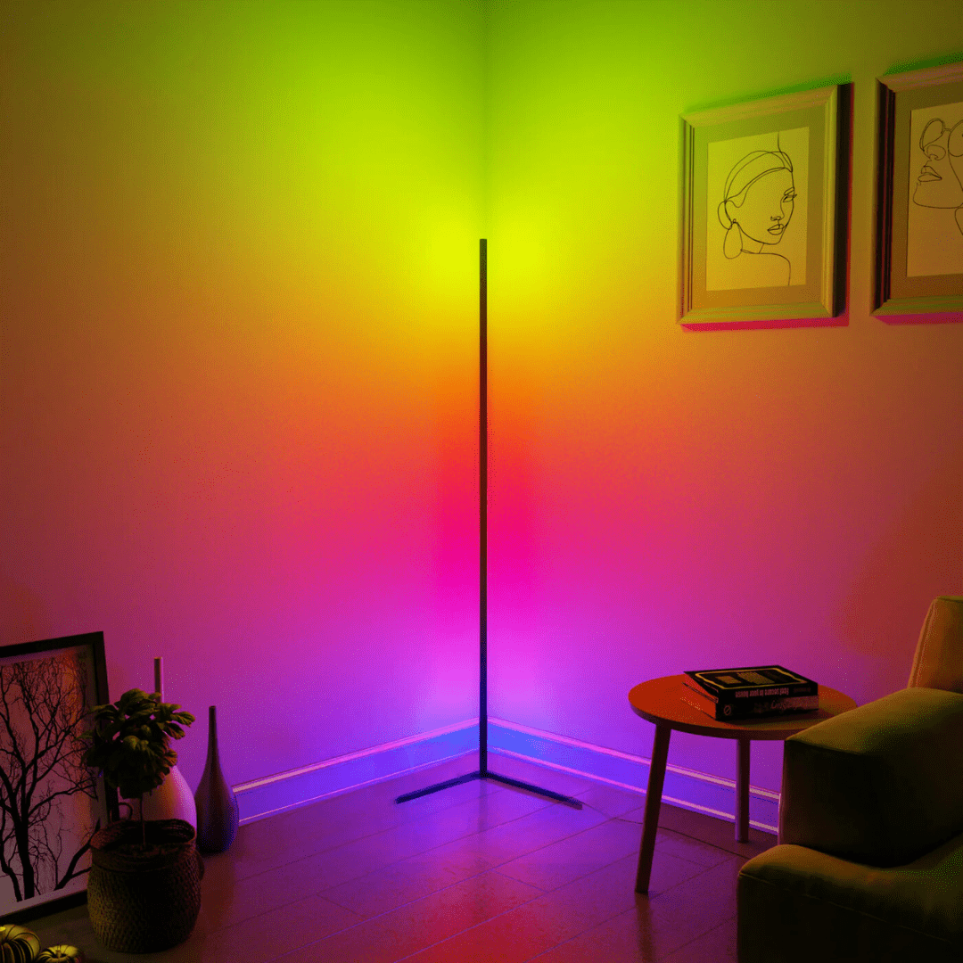 Lampada d'atmosfera ad angolo - Éclat Multicolore & Atmosphère Moderne