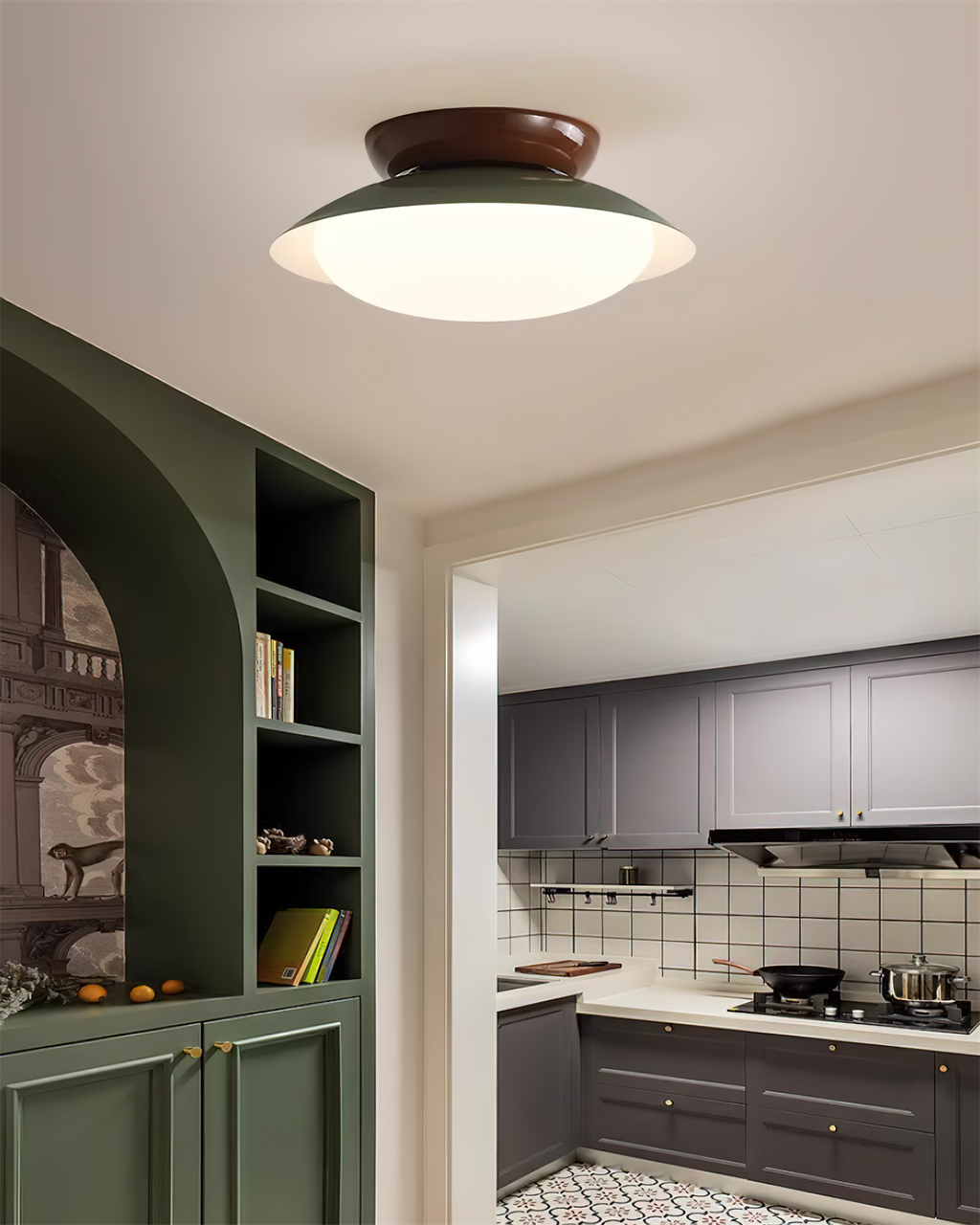 Plafón LED redondo - Resplandor natural y discreta elegancia