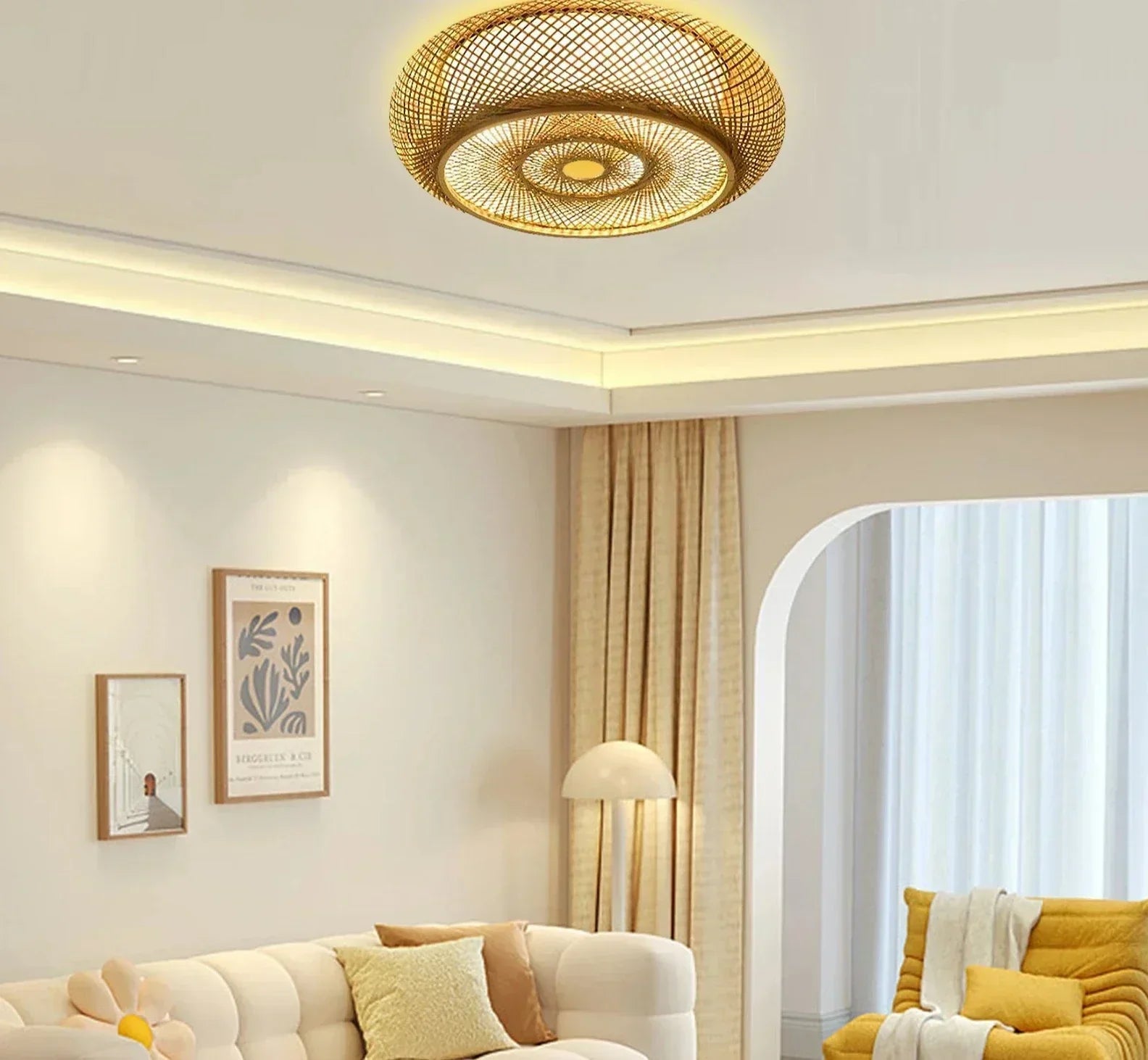 Natuurlijke bamboe hanglamp - Elegantie en authenticiteit