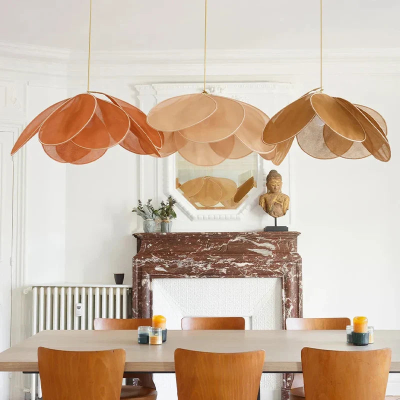 Suspension Luminaire Pétales De Fleurs – Élégance Florale