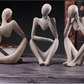 Escultura Abstrata Pensador – Elegância Contemplativa e Design Moderno 
