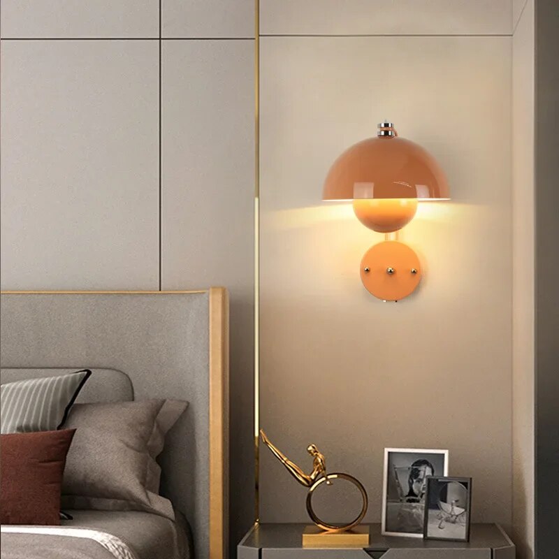 Candeeiro de parede iluminado - Iluminação elegante e um ambiente acolhedor