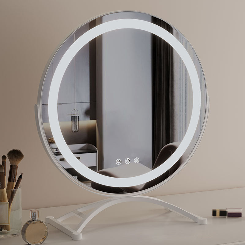 タッチ式LEDメイクミラー — モダンなデザイン＆簡単な使い方 