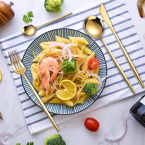 Set de Tacâmuri 24 Piese – Finisaj Elegant Pentru Masă Rafinat 