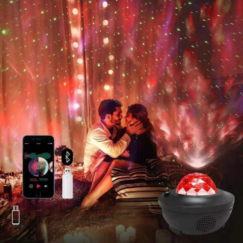 Projecteur Galaxie Polaris — Lumières Colorées Et Détente Absolue