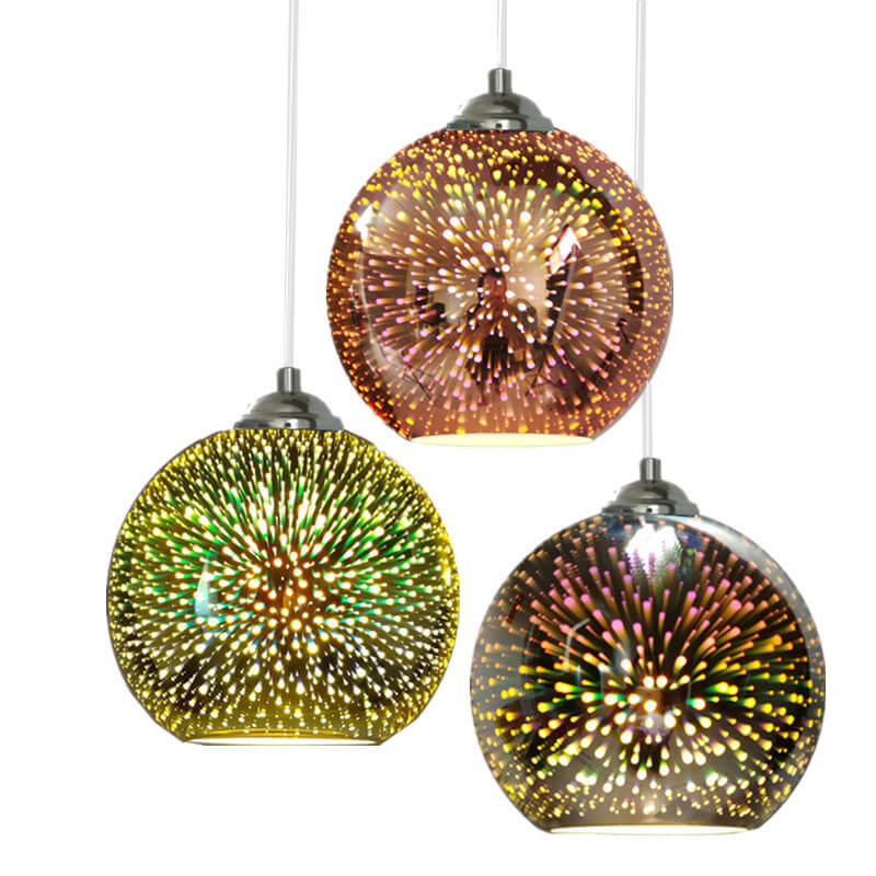 Suspensie Modernă Efect Foc de Artificii – Strălucire Vizuală și Design Trendy 