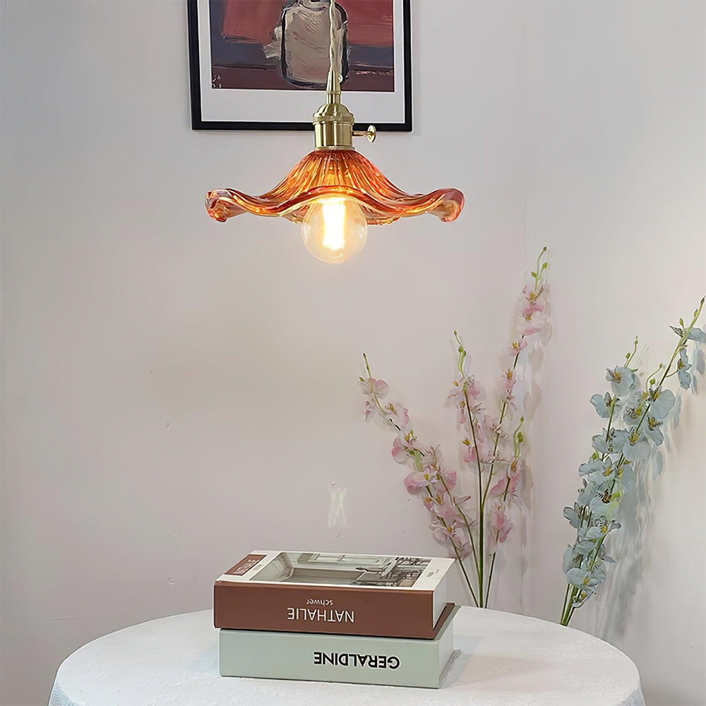 Lampe Fleur Suspendue – Charme Naturel Et Esprit Tendre