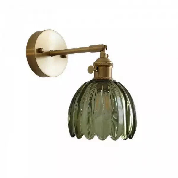 Applique Decorativa da Parete – Fiore in Bocciolo e Atmosfera Romantica 
