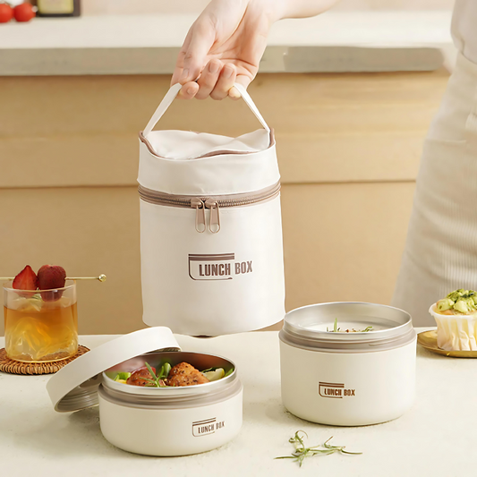 Cutie de Prânz Inox – Stivuibilă, Etanșă și Practică în Viața de Zi cu Zi 