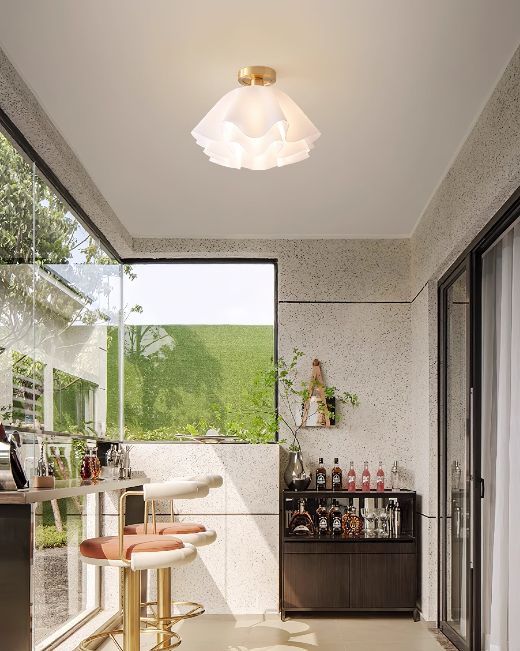 Moderní Elegantní Stropní Svítidlo – Refinované Osvětlení a Teplá Atmosféra 