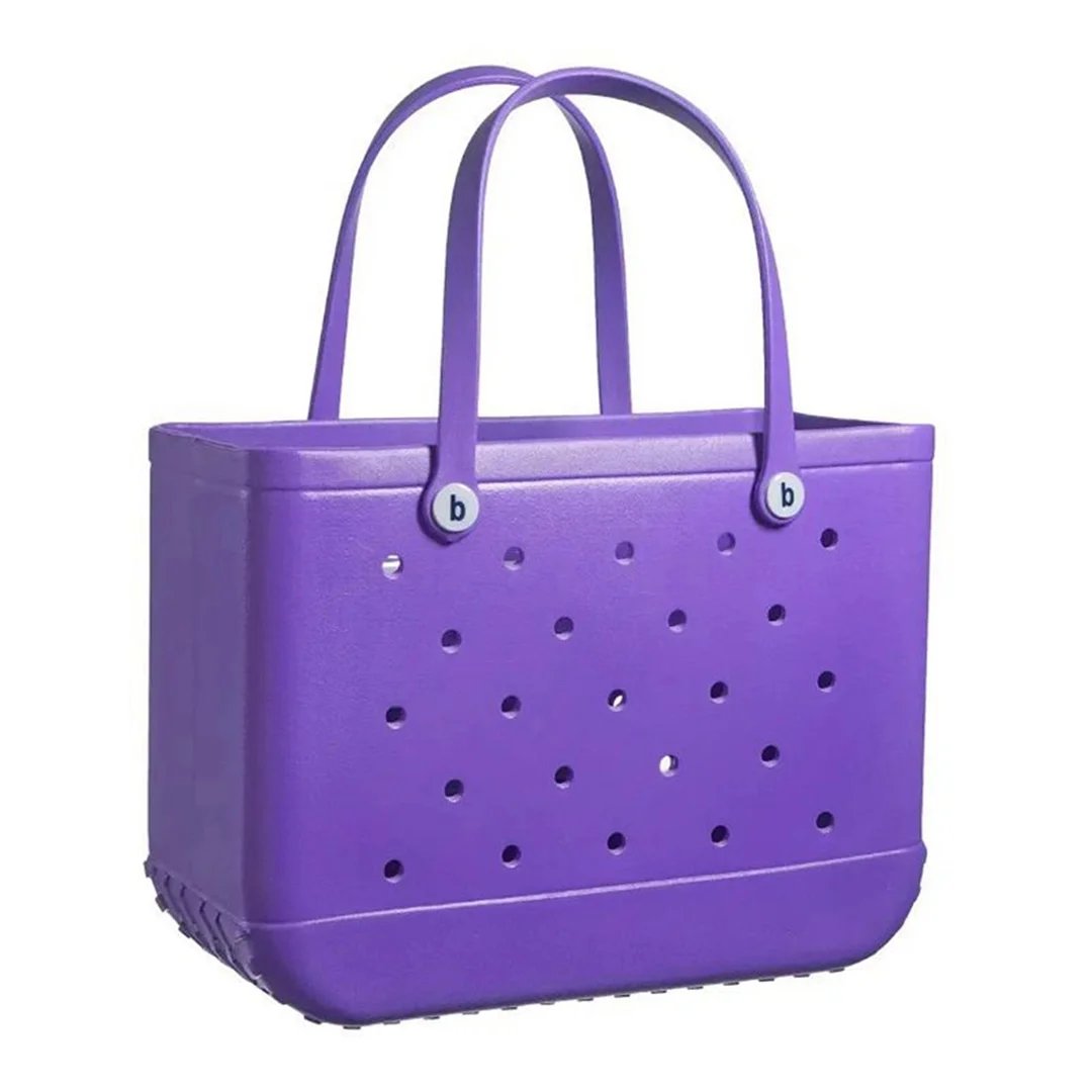 حقيبة شاطئية صلبة - تصميم ملون وسعة كبيرة