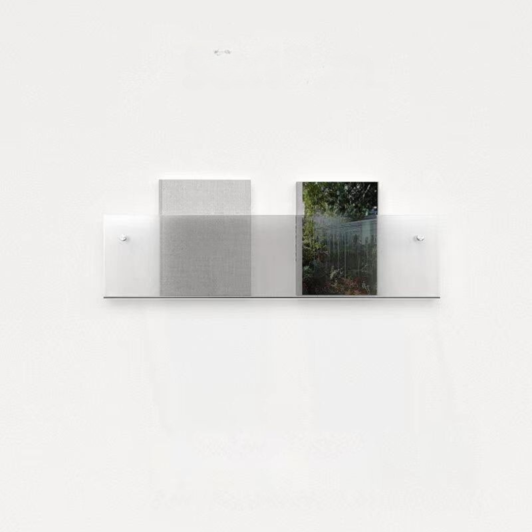 Wandrek Tijdschrift Houder Transparant – Chic En Modern Ontwerp 