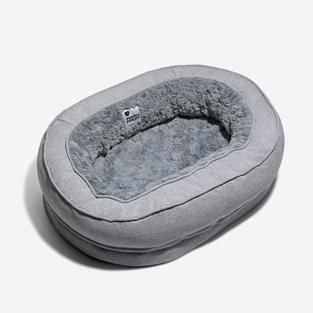 Lit En Forme De Beignet Pour Chien – Confort Et Douceur