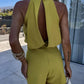 Dorcas | Elegant Short Jumpsuit – Bold and Refined Style 