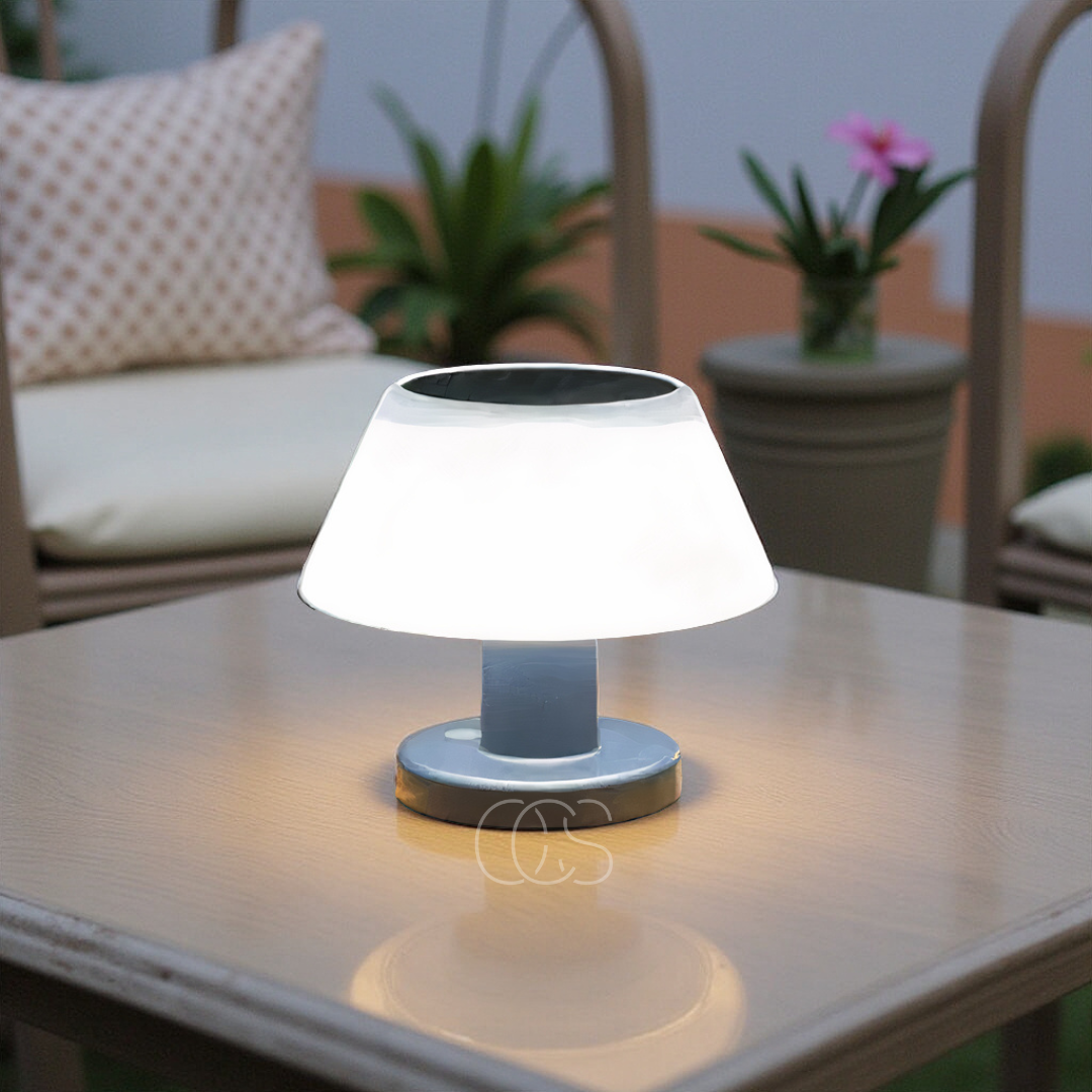 Lámpara de Mesa Solar Sin Cable – Ecológica y Práctica 