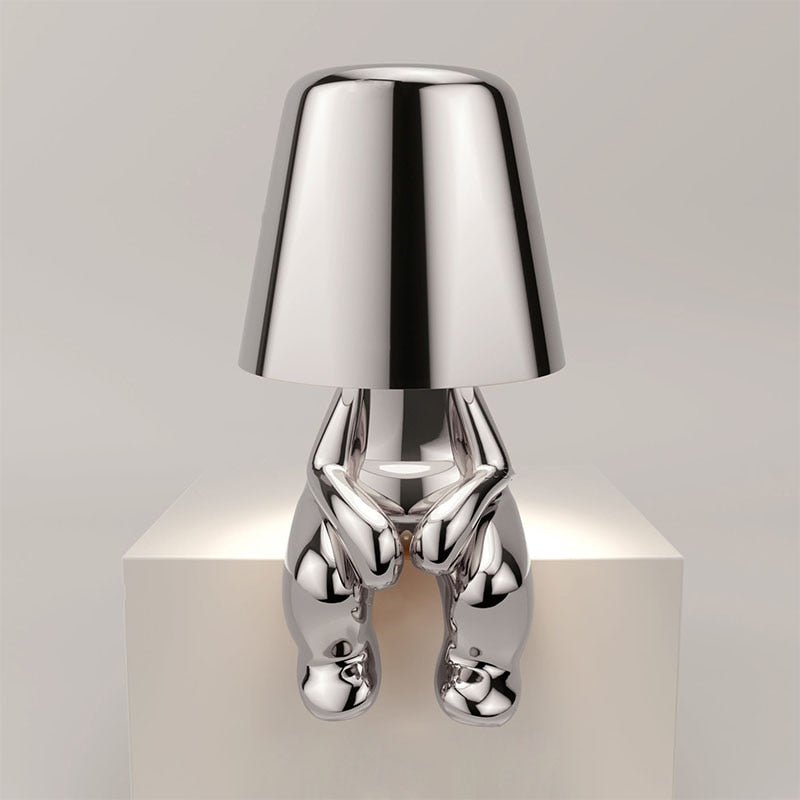 Moderní Stolní Lampa – Minimalistická Elegance A Jemné Světlo 
